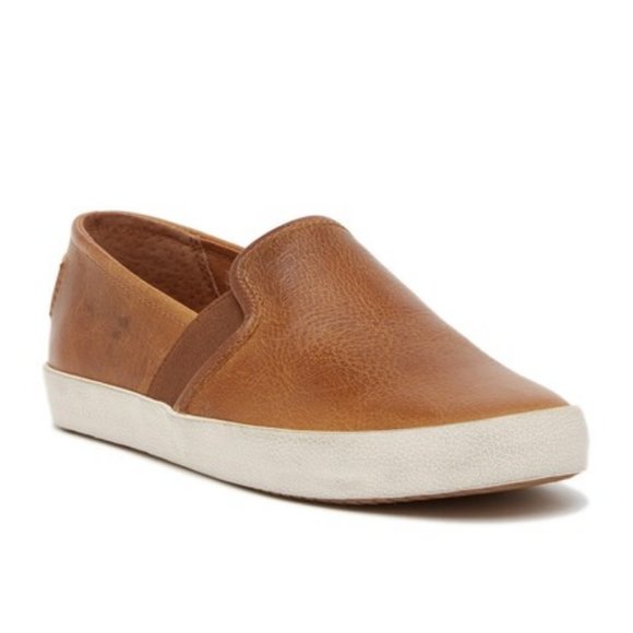 Frye Shoes - Frye Dylan Leather Slip-On Sneaker